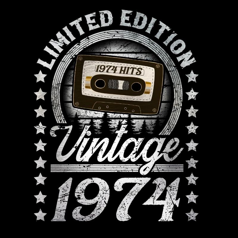 1974 Année de naissance Année de construction Anniversaire Vintage