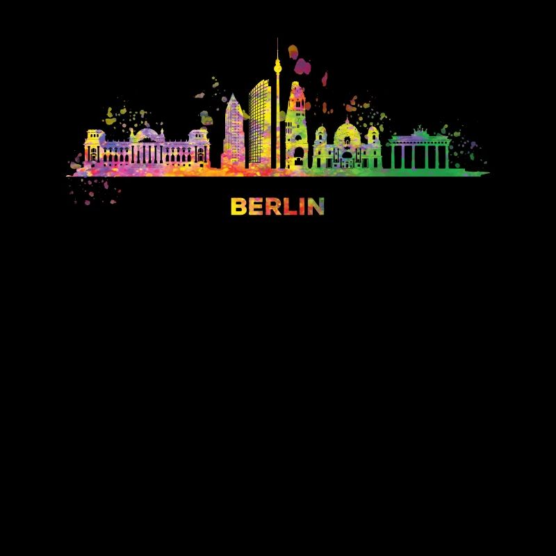 Berlin Skyline Colorful Berliner