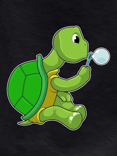 Turtle Soap Bubbles
