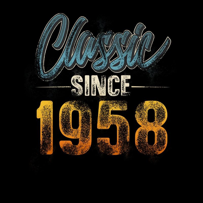 1958 Année de naissance Anniversaire Année de construction Millésime