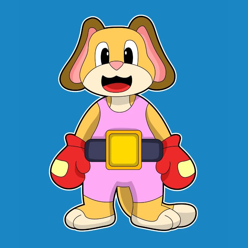 Boxer Dog Gants de boxe Boxe Boxe