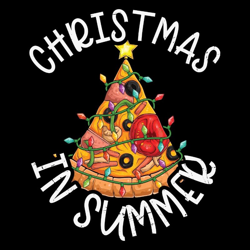 Pizza Weihnachten Im Sommer Tropical