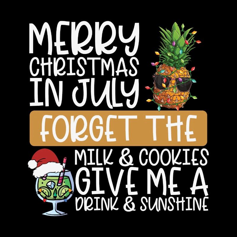 Pineapple Merry Christmas in July