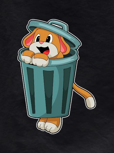Dog Trash Can