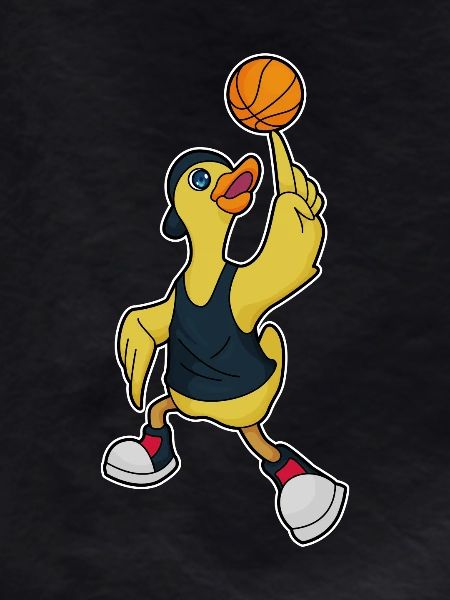 Duck Basketball Player Basketball