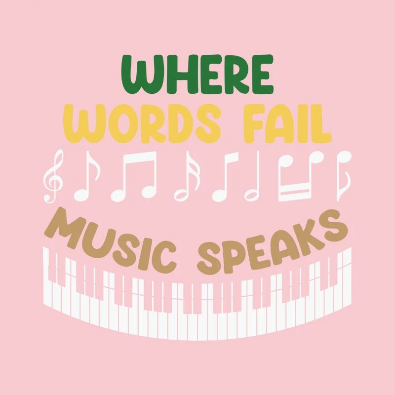 Conception musicale avec des messages de motivation