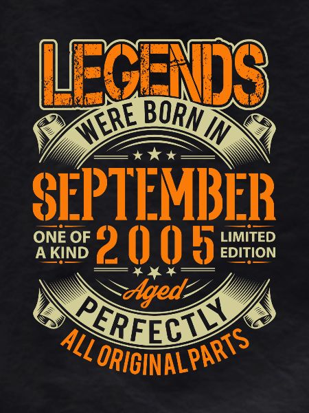 2005 September Birthday Legend