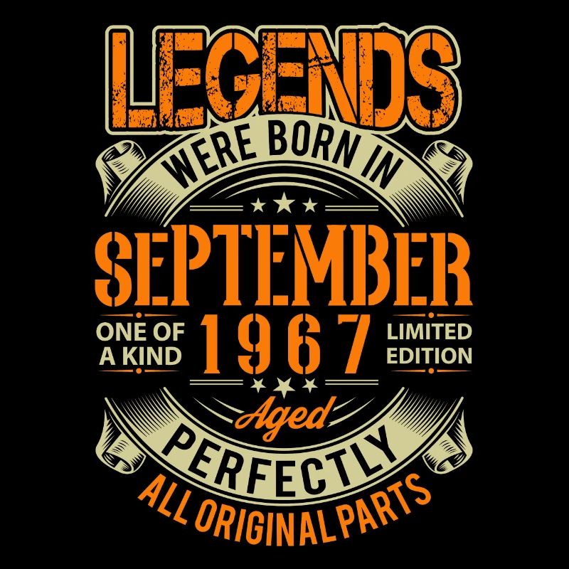 1967 September Birthday Legend
