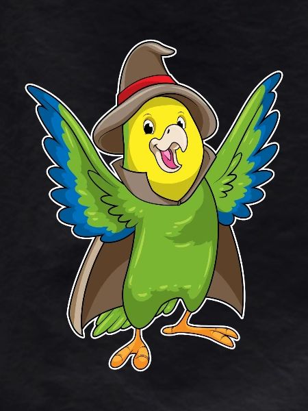Parrot Wizard Hat