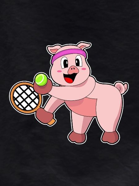 Pig Tennis Racket