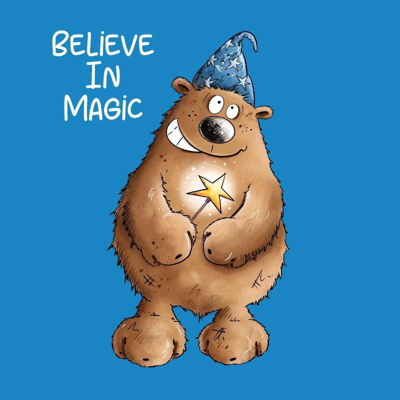 Croyez en Magic Wizard Bear I Magicien