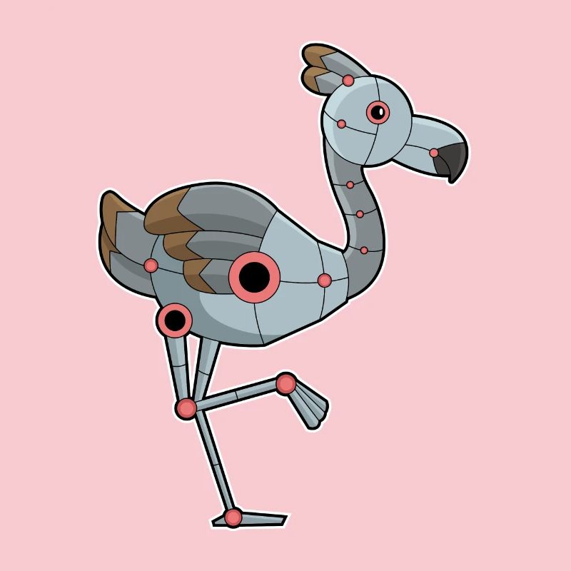 Flamingo comme robot
