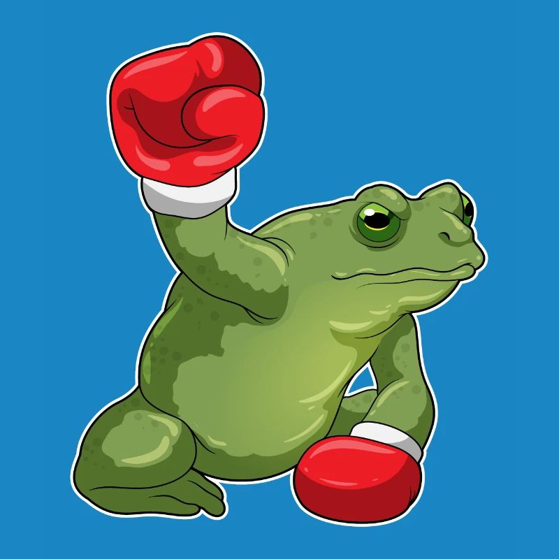 Boxer Grenouille Boxe Gants de Boxe Boxe