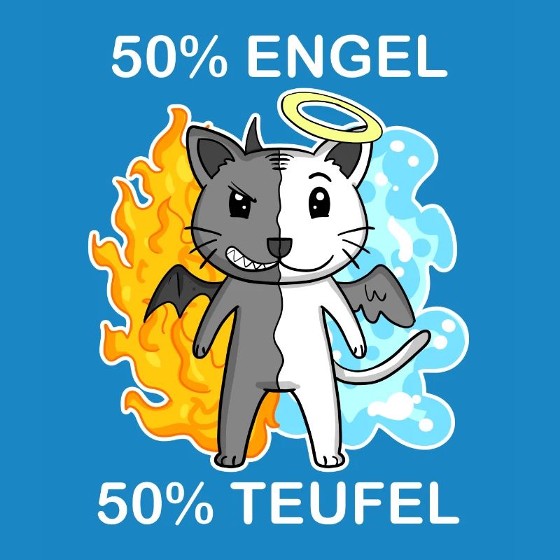 Katze Katzenrasse Devon Rex - Engel und Teufel