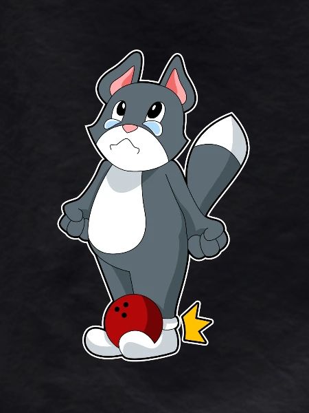 Cat Bowling Bowling Ball