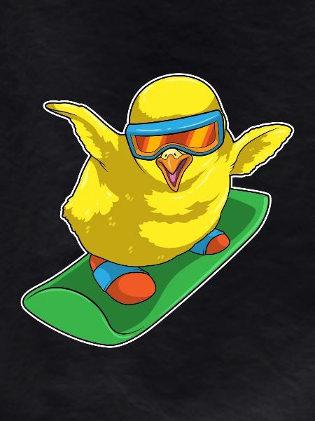 Chick Snowboarder Snowboard