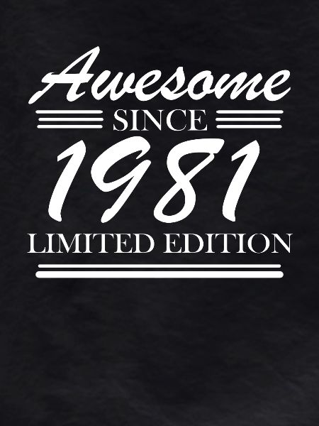 1981 - Born 1981