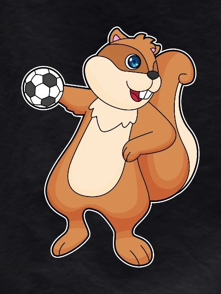 Squirrel Handball Player Handball
