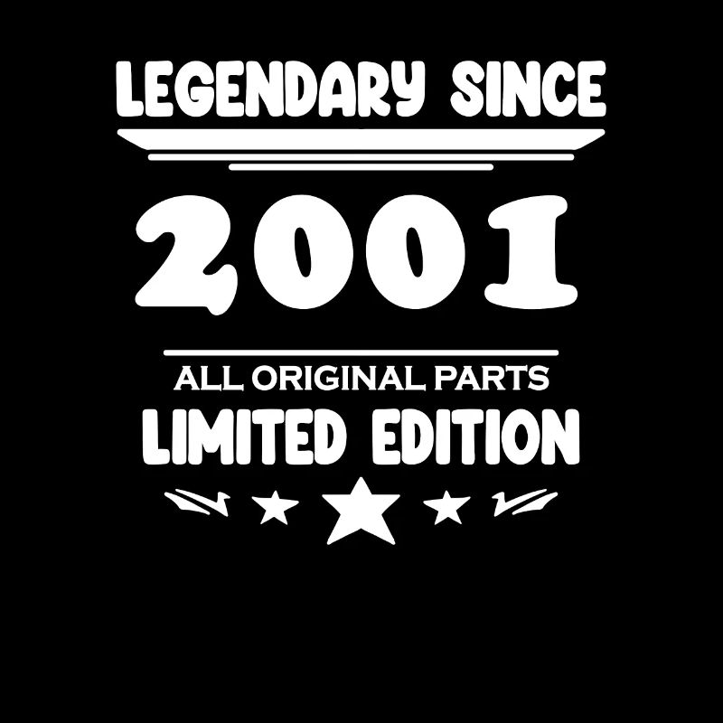 2001 - Year of construction 2001 - Born 2001