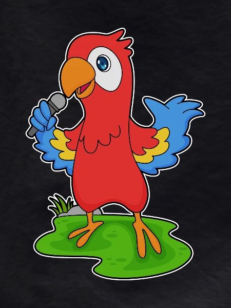 Parrot Singer Microphone Singing