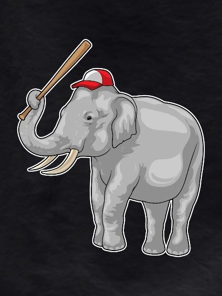 Elephant Baseball Baseball Bat
