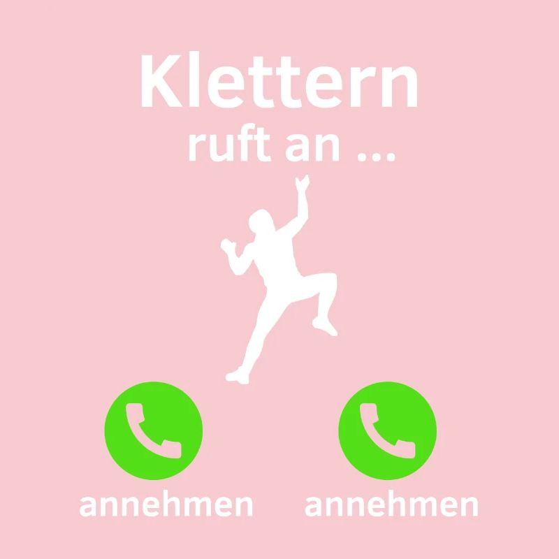 Klettern ruft an - annehmen oder annehmen?
