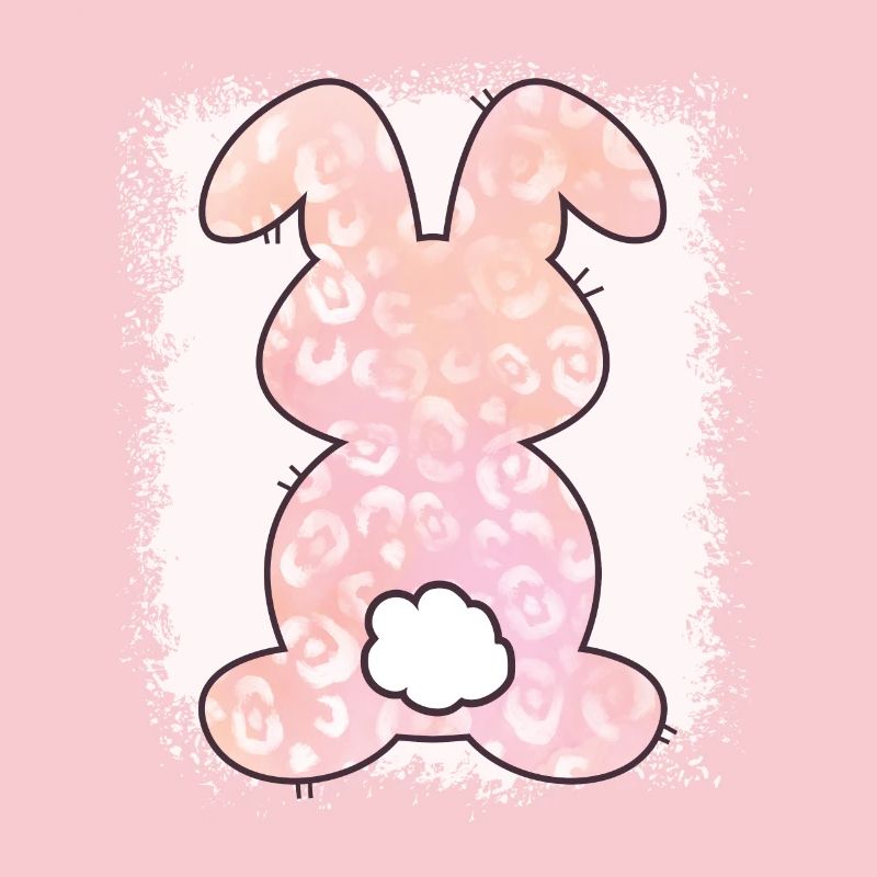 Leopard Print Bleached Easter