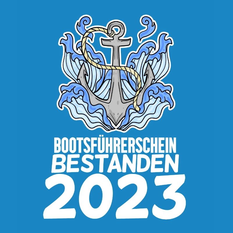 Bootsführerschein 2023 Motorboot Geschenk