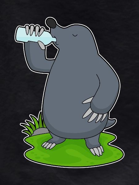 Mole water bottle