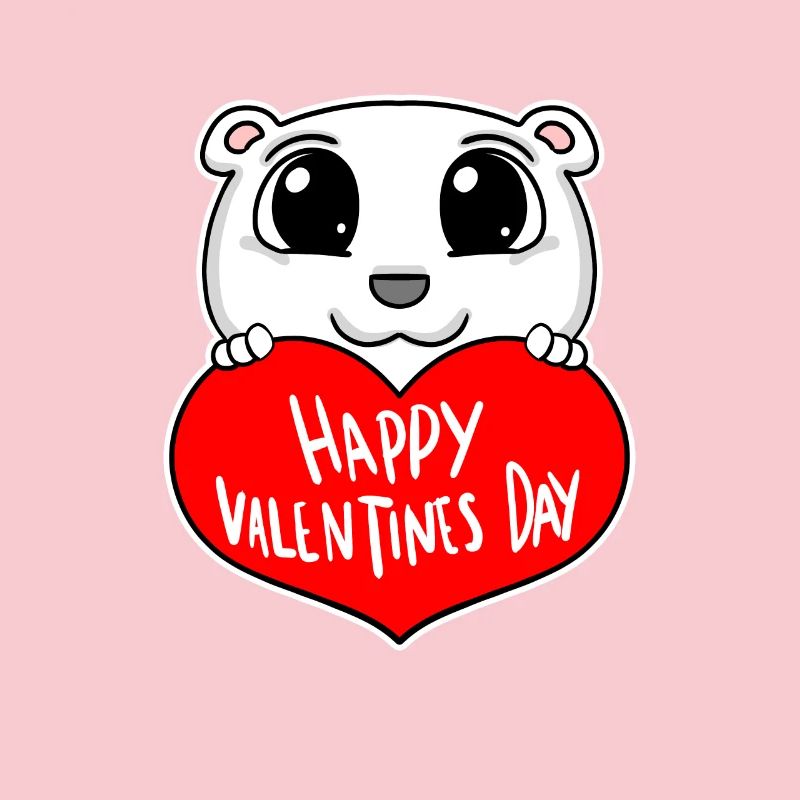 Valentinstag Herz Bär