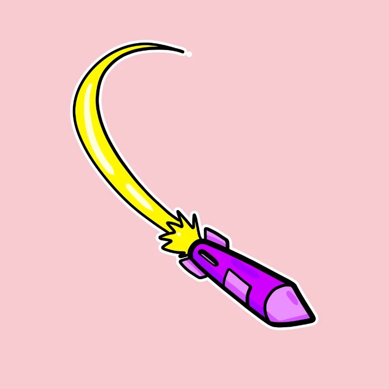 Fusée violette