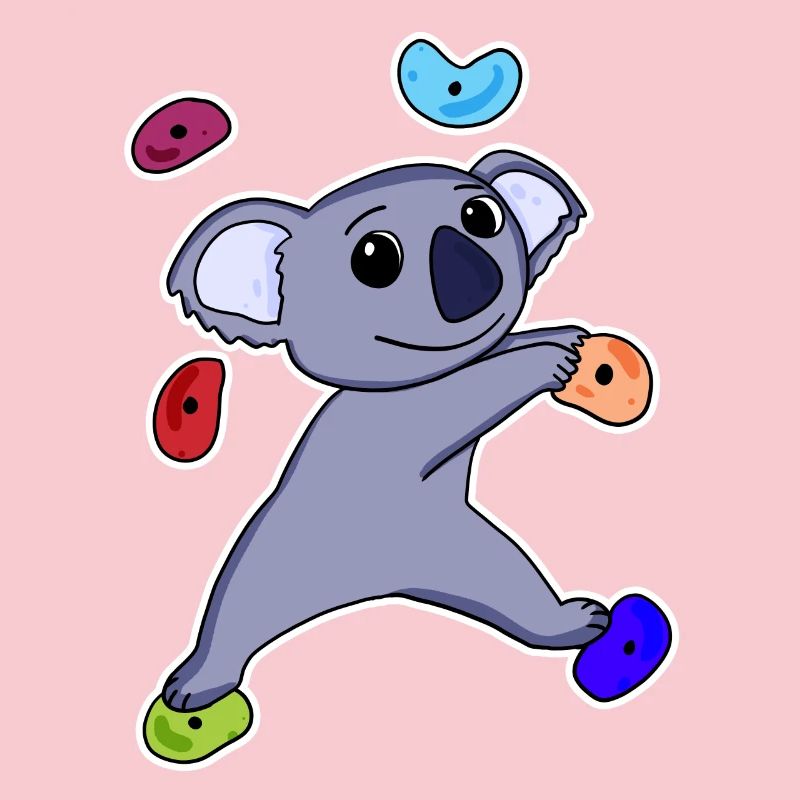 Climbing Koala