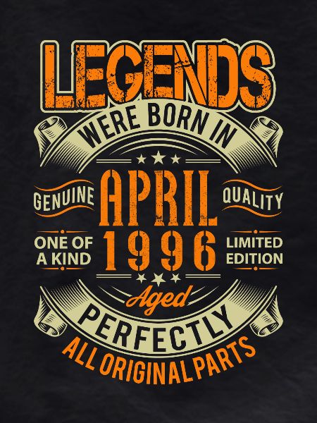 1996 April Birthday Legend