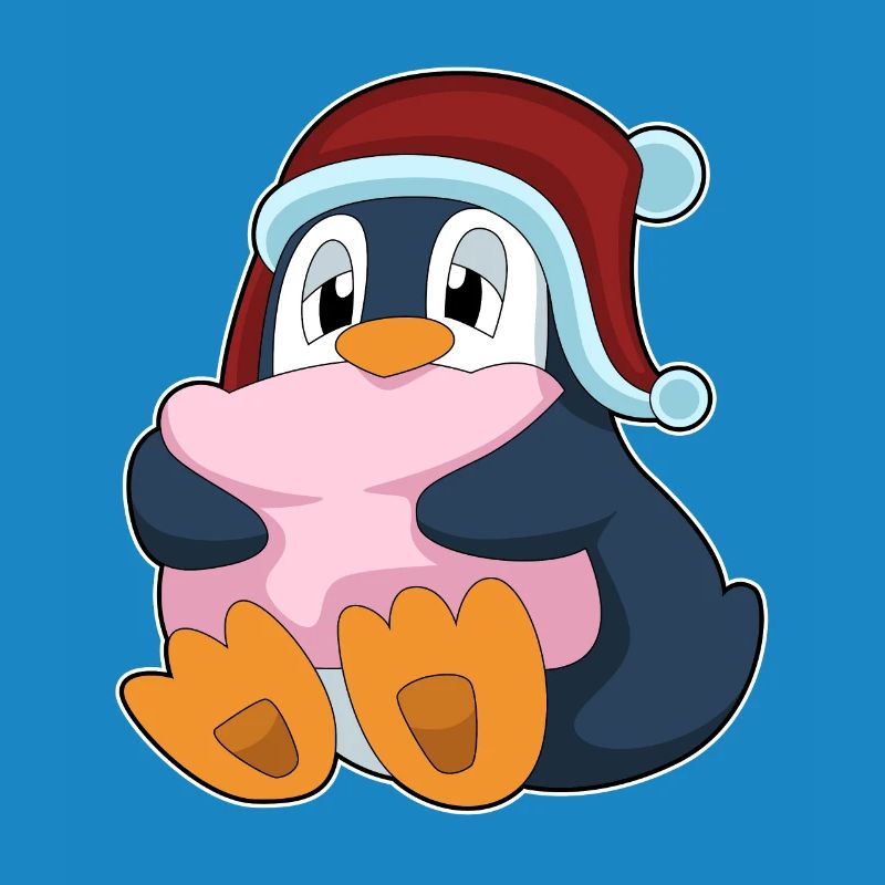 Penguin Sleeping Pillow