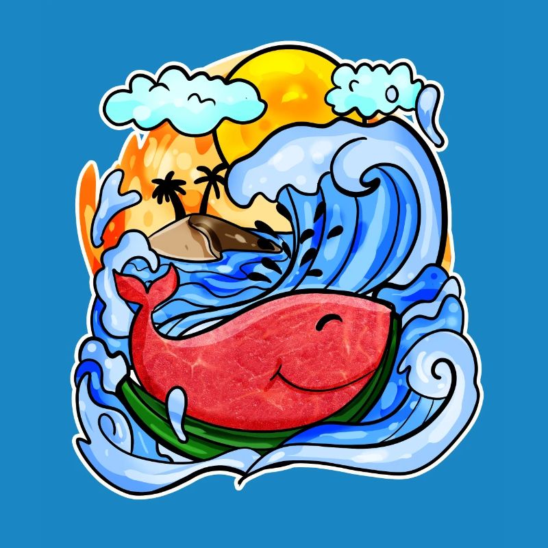 Baleine pastèque