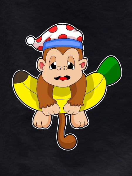 Monkey Sleeping Night Hat