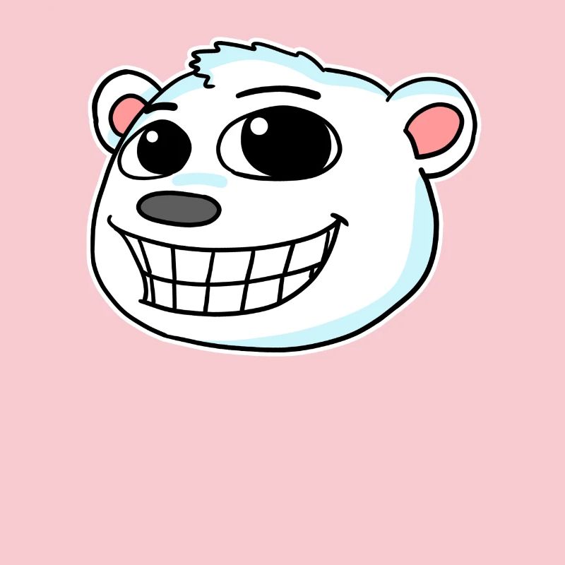 Eisbär Kopf