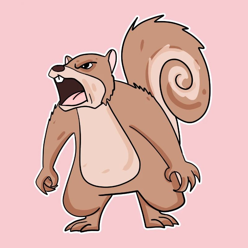 angry squirrel