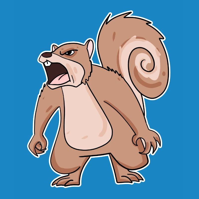angry squirrel