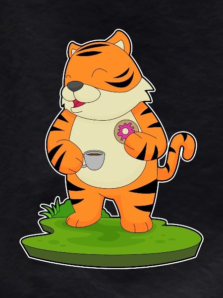 Tiger Coffee Donut