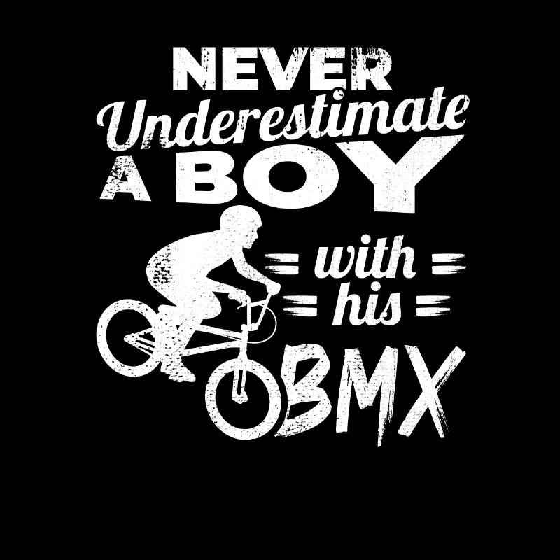 kleiner BMX Fahrer