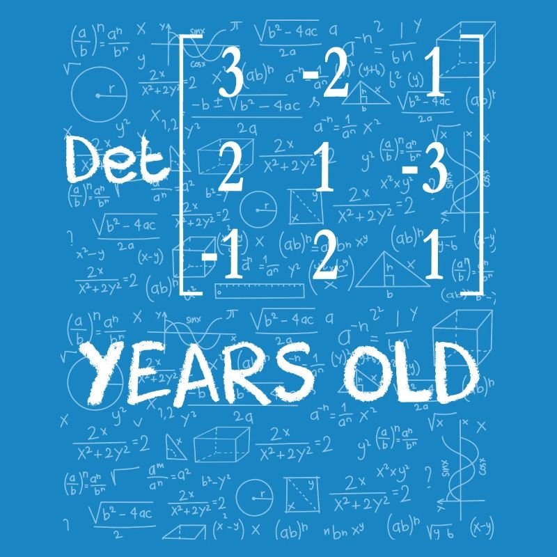 24e anniversaire 24 ans déterminant de matrice