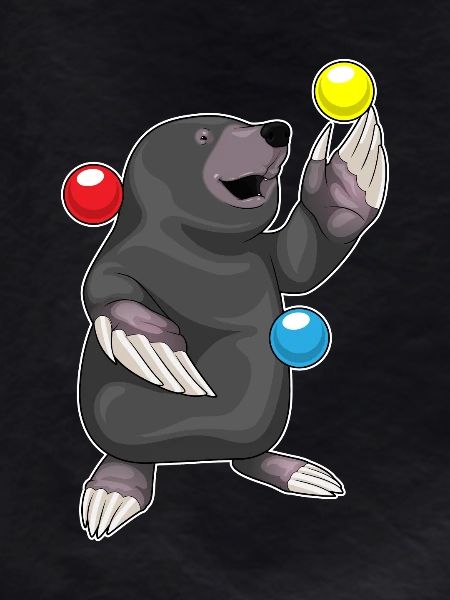 Mole Juggler Juggling