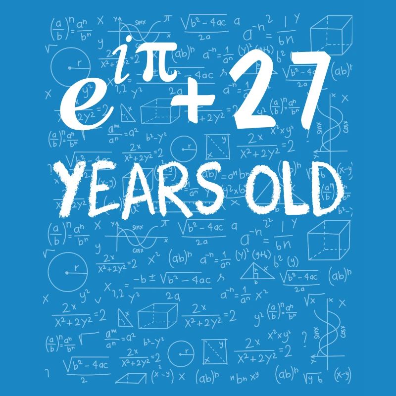 26e anniversaire 26 ans Euler Identité cadeau math