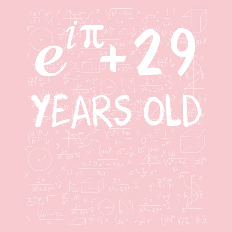 28th birthday 28 years old Euler Identity math