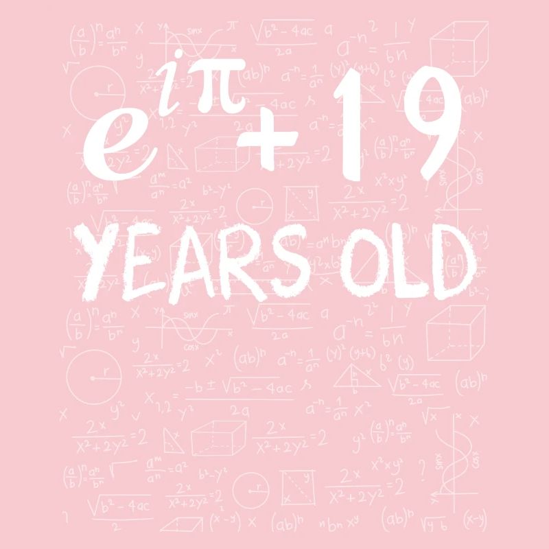 18e anniversaire 18 ans Euler Identité cadeau math