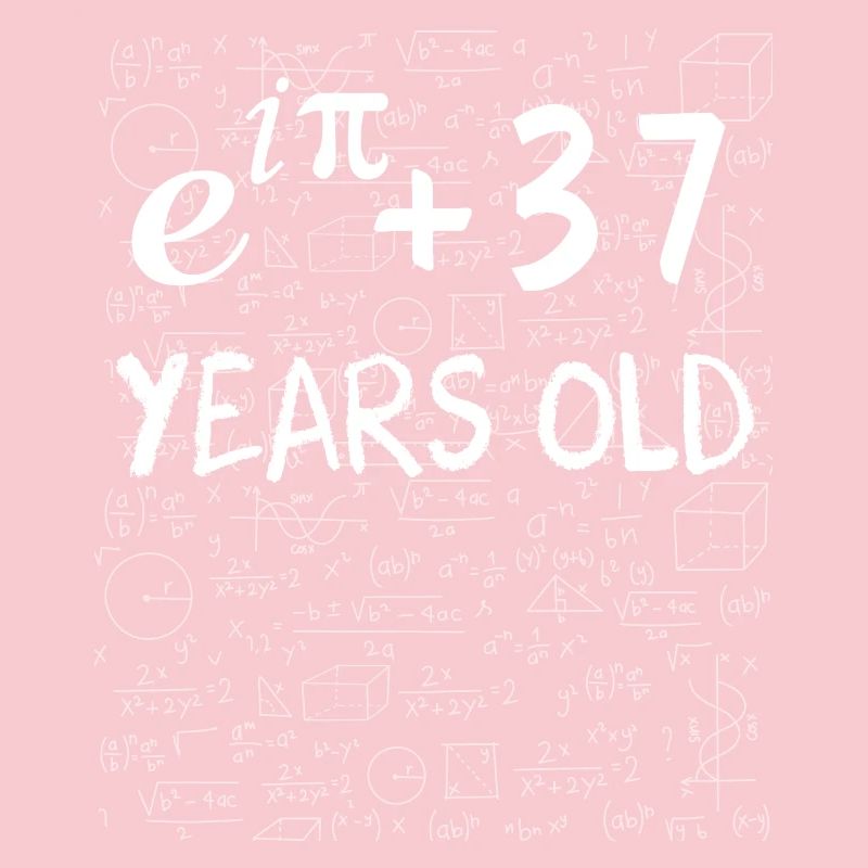 36e anniversaire 36 ans Euler Identité cadeau math