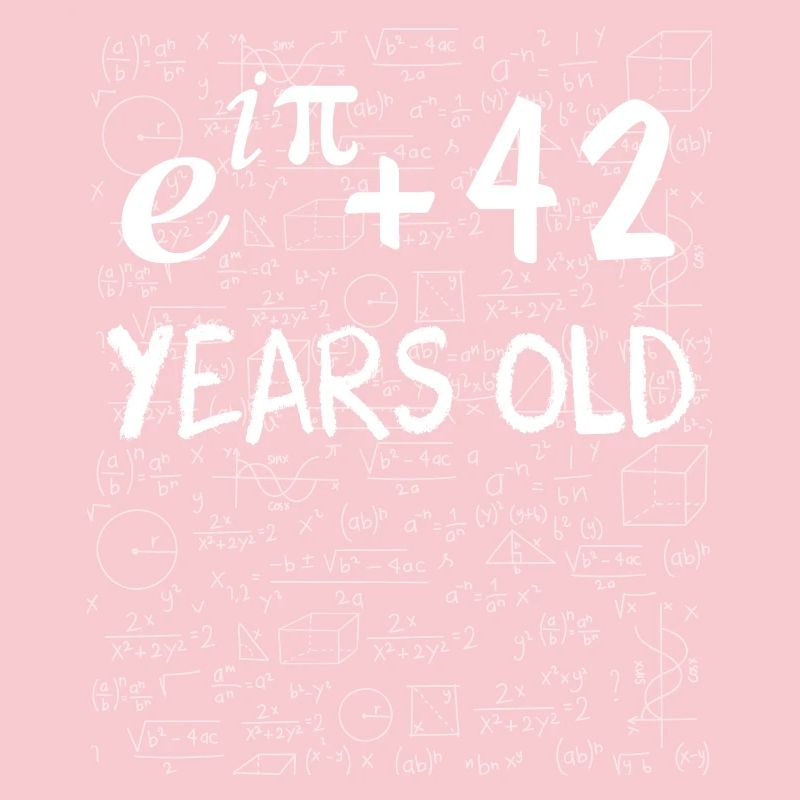 41st birthday 41 years old Euler Identity gift