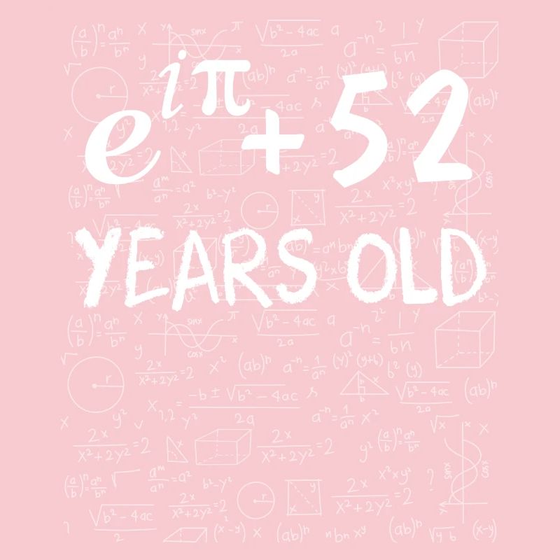 51st Birthday 51 Years Euler Identity Math Gift