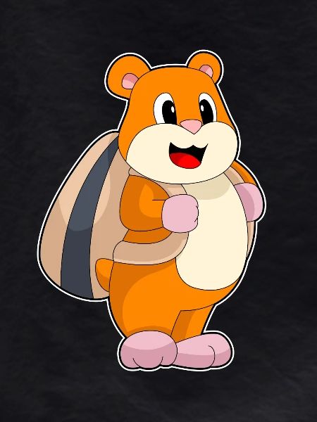 Hamster Student Backpack School